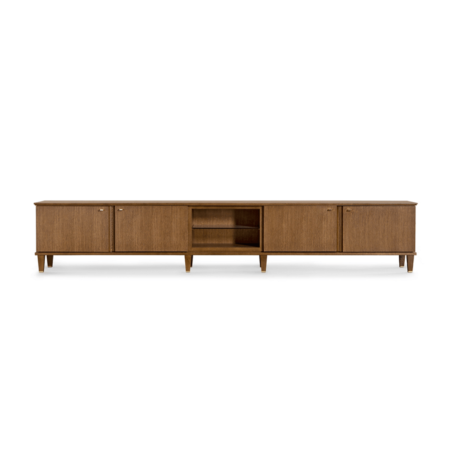 Simple modern cheap low narrow tv table with storage lohabour